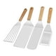 thumbnail image 3 of , de material acero inoxidable, s profesionales para plancha , accesorios resistentes ideales para sartén de hierro 4 piezas Baoblaze raspador de plancha, 3 of 8