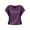 PP2, variant on Hiiyo Women's Short Sleeved Satin Shirt Solid Color Relaxed Fit Casual Tee(S-XXL)