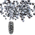 thumbnail image 1 of 3000 piezas de cristales para uñas, diamantes de imitación, cuentas redondas, dijes de vidrio con parte posterior plana, gemas y piedras, 1 of 6