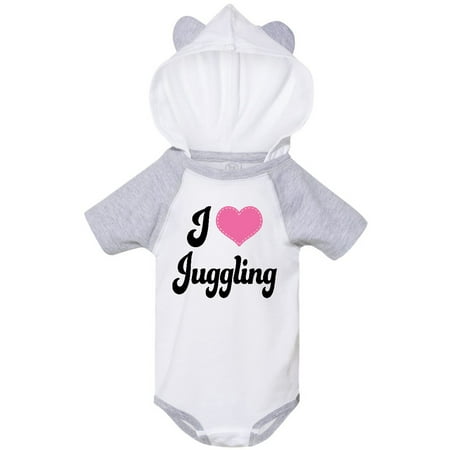 

Inktastic I Love Juggling Gift Baby Girl Bodysuit
