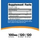 thumbnail image 2 of Suplemento Nutricost, cápsulas blandas de ubiquinol, 100 mg, 120 cápsulas blandas, 2 of 5