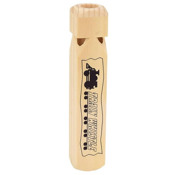 Wooden Locomotive Whistle Children Train Whistle Music Baby Teaching Toy