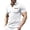 White, variant on VgaVtl Mens Shirts Polo Summer Big and Tall Short Sleeve Collared Casual Color Block Going Out Waffle Tops for Men