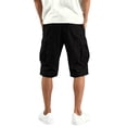 thumbnail image 4 of Dresfit Mens Cargo Shorts Drawstring Below the Knee Athletic Shorts 2026 Sumemr Elastic Waist Outdoor Sweatshorts Lightweight Loose Carpenter Pants Black 3XL, 4 of 6