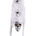thumbnail image 3 of Labymos 2.78ft Halloween Ghost Hanging Decoration Scary Flying Ghost with Colorful LED Light Spider Skull, 3 of 5