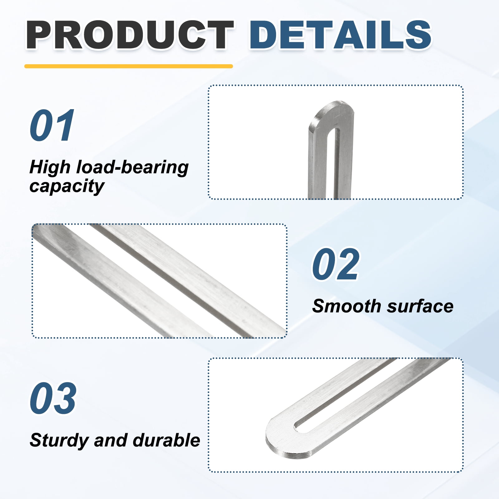 Uxcell 8 Pcs Adjustable Right Angle Brackets, Slotted L-Shape Corner Bracket 3.1"x0.7"x3.1", 90 Degree Steel l Bracket Support for Shelves, Wood Furniture Construction, Silver