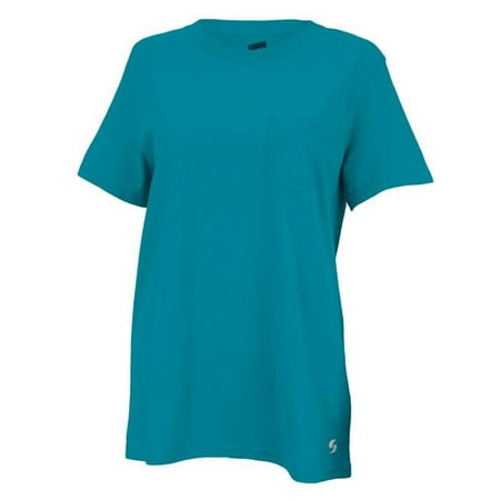 Soffe 2708VTEALXLG Juniors Boyfriend Tee - Teal, Extra Large