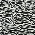 thumbnail image 5 of Merrylife Sherpa Adult Teen Zebra Stripe Fleece Fabric Plush Washable Throws, Black, 5 of 6