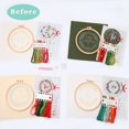 thumbnail image 2 of Kit de manualidades REEWISLY Christmas, 4 piezas, bordado, 30 cm, bricolaje, 2 of 7