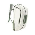 thumbnail image 4 of Vsenkes Badminton Rackets Backpack PU Leather Multifunction Tennis Rackets Balls Bag White Green, 4 of 9