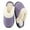 Purple, variant on Ecetana Warm Knit House Slippers for Women Comfy Lined Slippers with Memory Foam