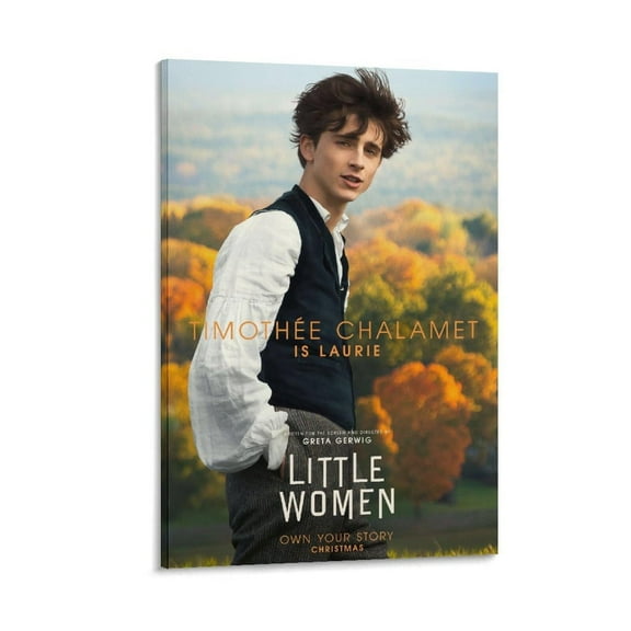 Little Women Timothée Chalamet Poster, Living Room Bedroom Decoration, Room Decoration Canvas Art Poster And Wall Art Picture Print Modern Family Bedroom Decor