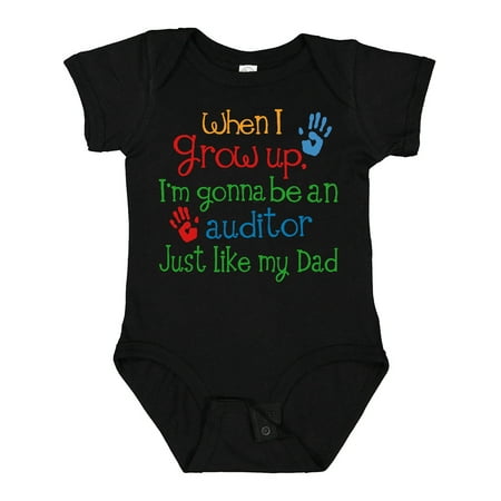 

Inktastic Future Auditor Like My Dad Gift Baby Boy or Baby Girl Bodysuit