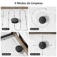 thumbnail image 2 of Robot Aspirador PrettyCare ROPVACNIC Voz Control Remoto Autocarga Limpieza Programada S1, 2 of 5