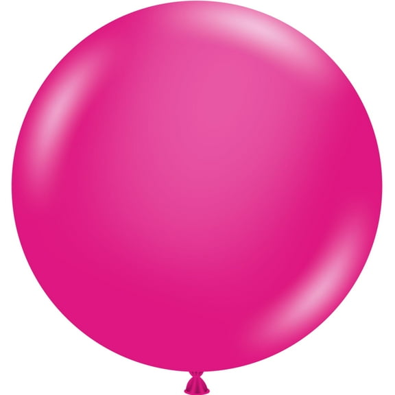 2 Tuftex Giant Hot Pink Round Balloons 36" Made in USA