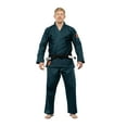 thumbnail image 1 of Fuji Lightweight Brazilian Jiu Jitsu BJJ Gi - Navy Blue w/ Orange (A6), 1 of 12