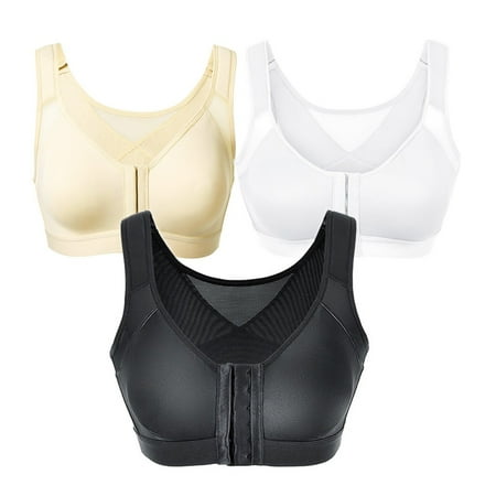 

TZNBGO Plus Size Bralette Sports Bras for Women High Support Large Bust Women s Seamless Bras Everyday Bra No Underwire Wireless Bras 3PC Yoga Bras Comfortable Women High Impact Posture Corrector4068