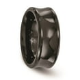 thumbnail image 5 of Edward Mirell Titanium Black Ti Polished Concave 9mm Band, 5 of 7