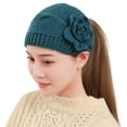 thumbnail image 2 of Kelon Women Solid Mesh Bandage Turban, Breathable Elastic Headscarf, Soft Stretchy Daily Bottoming Head Cap, One Size Bomber Hats, 2 of 8