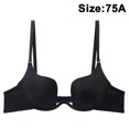 thumbnail image 1 of Women Multi-Way Convertible Bra Low Back Halter Invisible Underwear Bra Beautiful Back Gather Bra, 1 of 9