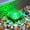 Green, variant on Solar Path Ice Cube Lights Outdoor, Waterproof Glass LED Glass Clear Brick in-Groud Buried Festive Light Night Lamp for Garden Courtyard Pathway Patio