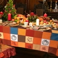 thumbnail image 5 of Fall Thanksgiving Plaid Decoration Tablecloth Rectangle Table Cover Perfect for Autumn Harvest Festival Party Kitchen Dinner Table Topper, 60x 84 Rectangle, Pumpkin & Fruits, 5 of 5