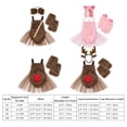 thumbnail image 6 of FYMNSI Baby Girl Christmas Outfit Infant Toddler Halloween Costume Backless Romper Tutu Dress Bodysuit Leg Warmers Set Newborn Xmas Party Costume Outfits Sets, 6 of 6