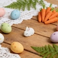 thumbnail image 4 of 1PC Mini Flocked Easter Bunny Decorations, Cute Mini Easter Bunny Figures, Miniature Rabbit for Landscape Ornaments, Party Favors Gifts Home Office Table Decor, 4 of 8