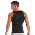 thumbnail image 4 of vastwit Mens Workout Compression Sleeveless Shirts Gym Athletic T-Shirts Quick Dry Muscle Tank Tops Black XL, 4 of 5