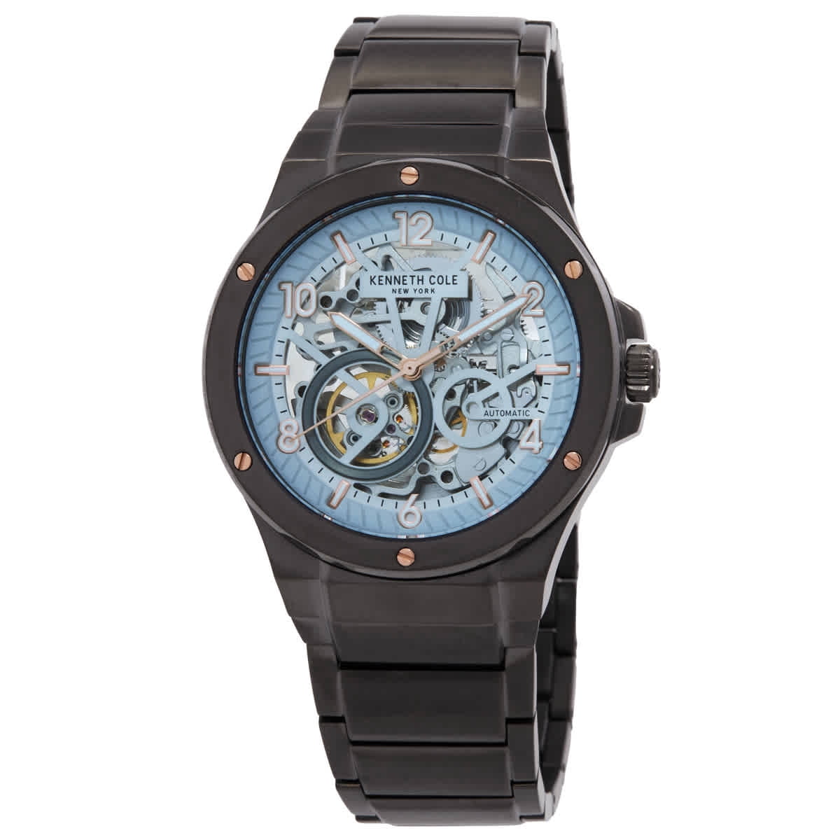 NWT Kenneth Cole New York Automatic Skeleton Octagonal Men\'s Watch Kenneth Cole New York Automatic Skeleton Octagonal Men main image 2