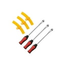 thumbnail image 2 of ZheElen 3 Pieces Tire Spoon Lever Motorcycle Changing Bike Lever Tire Tools Set Yellow Tire, 2 of 6