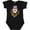 AB-Black, variant on Memorial Day Baby Eagle with Patriotic Hat Boys or Girls Baby Bodysuit