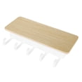 thumbnail image 3 of Maoww Wooden Key Hook Rack Hanger with Mail Letter Key Holder Organizer Box for Entryway Hallway, 3 of 6
