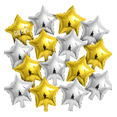 thumbnail image 1 of Kit 60 Globos Estrella Decoracion De Cumpleaño Fiesta Xtellar dorado, 1 of 3