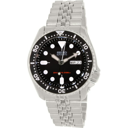 Seiko Men's Diver Automatic SKX007K2 Black Stainless-Steel Self Wind Diving