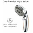 thumbnail image 4 of Chrome shower head with stop button Hand shower 5 modes to choose from, 4 of 5
