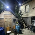 thumbnail image 2 of Solar Street Light Outdoor, 75000LM Motion Sensor Solar Parking Lot Street Lights, Dusk to Dawn Solar Securiy Flood Lights for Yard, Garden, Patio, Area Lighting, Wide Illumination, 2 of 6