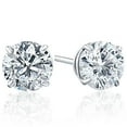 thumbnail image 2 of Pompeii 3 Ct TW Lab Grown Round Diamond Studs 14k White Gold (FG,VS), 2 of 5