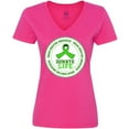 thumbnail image 3 of Inktastic Donate Life-Organ Donation Awareness Women's V-Neck T-Shirt, 3 of 5