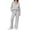 Gray, variant on UVN Outfit Sets for Women 2 Piece Sets Winter Casual Tracksuit Long Sleeve Lounge Set Outfits with Pockets