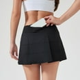 thumbnail image 2 of RUTAYY Women Comfortable Breathable Fitness Yoga Skirt Sports High Waist Tennis Skirt Solid Color Flowy Swing Skirts, 2 of 9