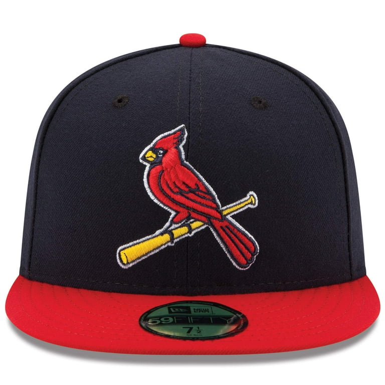 Men's St. Louis Cardinals New Era Navy/Red Alternate 2 Authentic Collection  On-Field 59FIFTY Fitted Hat