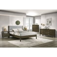 thumbnail image 2 of Modrest Carolina - Queen Modern Grey and Wenge Bed, 2 of 4