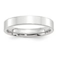 thumbnail image 5 of 10K White Gold 4mm Standard Flat Comfort Fit Band Ring Size 13, 5 of 7