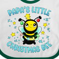 thumbnail image 4 of Inktastic Papa's Little Christmas Bee Boys or Girls Baby Bib, 4 of 4
