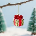 thumbnail image 4 of Usmixi Christmas Glass Ornament Set Unique Snowman and Tree Decorations for Holidays Home Decor, 4 of 5