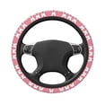 thumbnail image 5 of Cauagu Butterfly 2 Print Car Steering Wheel Cover - Universal Car Accessory for Diverse Cars for Steering Wheel with a Diameter of 14.5"-15", 5 of 7