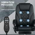 thumbnail image 4 of Vinsetto Chaise de Bureau de Massage, Chaise de Jeu Inclinable, Noire, 4 of 10