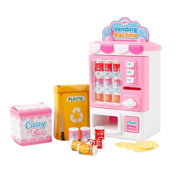 Kids Toys Vending Machine Beverage Machine Home Shopping Set Toys