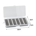 thumbnail image 3 of GUOOL 30 Grids Bobbin Box Bobbin Storage Organizer Durable Portable Bobbin Storage Gray, 3 of 9